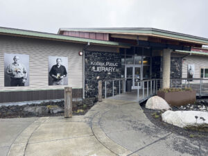 Kodiak Workshop. Entrance to Kodiak Public Library.